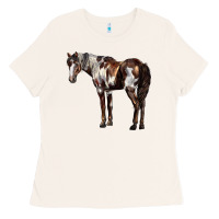 Bone Mustang Horse Ladies Tee - LillyAllenDesigns