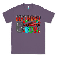 Lavender birthday boy 6 Classic Tee - BundleAndBundleShop
