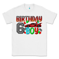 White birthday boy 6 Classic Tee - BundleAndBundleShop