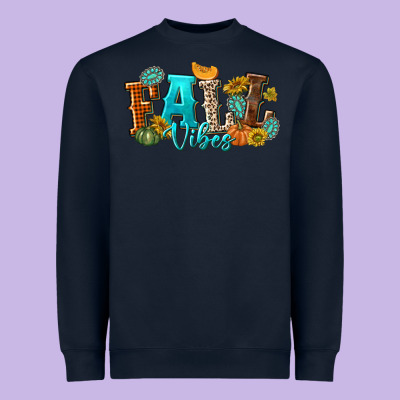 Fall Vibes Heavyweight Sweatshirt Designed By Texasbilliewilder
