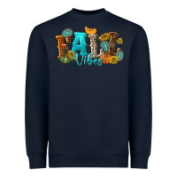 Navy Fall Vibes Heavyweight Sweatshirt - texasbilliewilder