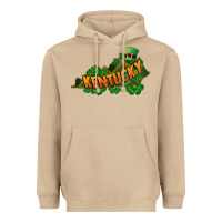 Mushroom Kentucky map St. Patrick's Day Heavyweight Hoodie - FaDigitalArtStudio