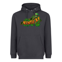 Smoke Kentucky map St. Patrick's Day Heavyweight Hoodie - FaDigitalArtStudio