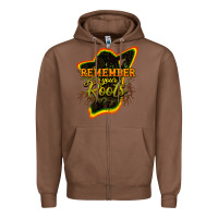 Chestnut Remember your roots Zipper Hoodie - HowdyJamesFarm