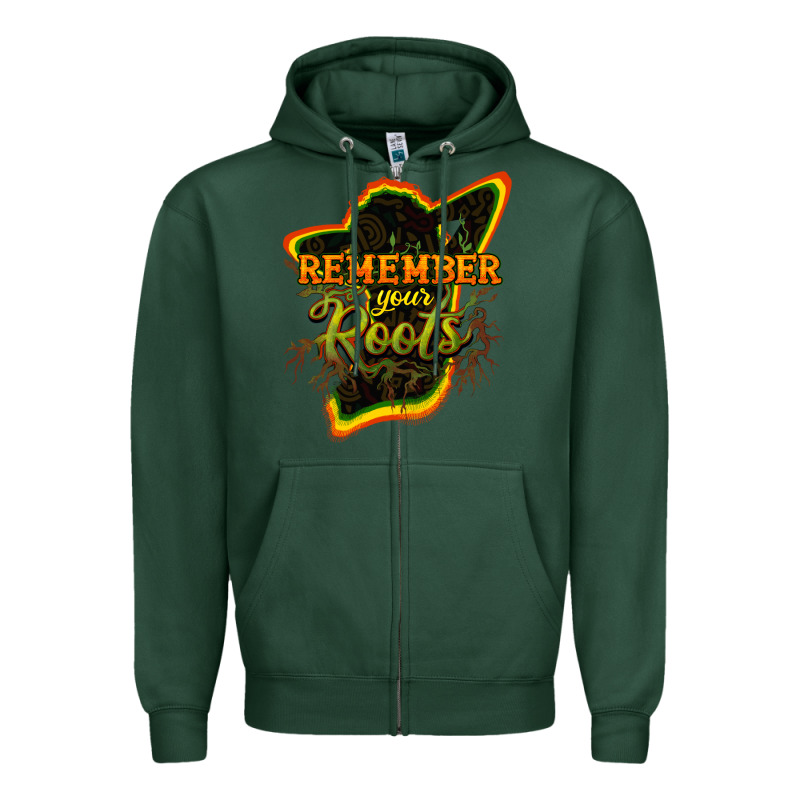 Remember Your Roots Zipper Hoodie by HowdyJamesFarm | Teevron