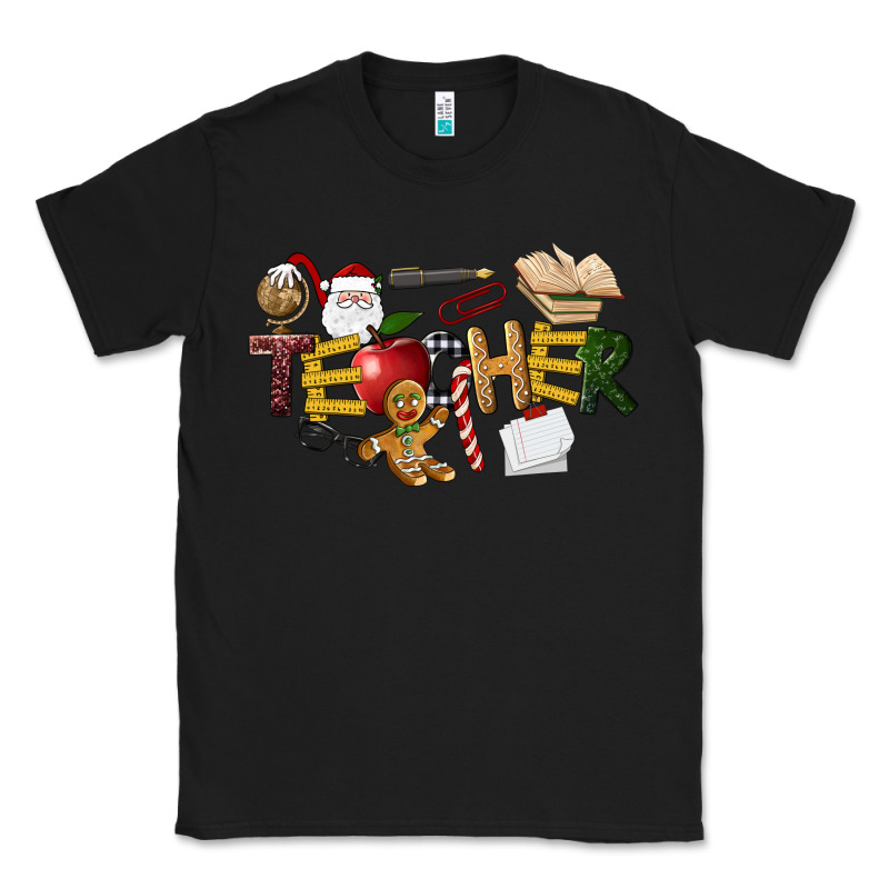 Christmas Teacher Classic Tee by LillyAllenDesigns | Teevron