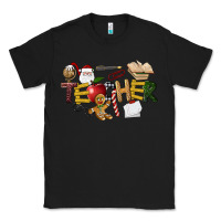 Black christmas teacher Classic Tee - LillyAllenDesigns