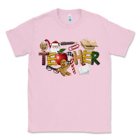 Bubblegum Pink christmas teacher Classic Tee - LillyAllenDesigns