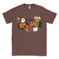 Chestnut christmas teacher Classic Tee - LillyAllenDesigns