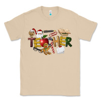 Mushroom christmas teacher Classic Tee - LillyAllenDesigns