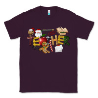 Plum christmas teacher Classic Tee - LillyAllenDesigns