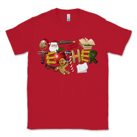 Red christmas teacher Classic Tee - LillyAllenDesigns