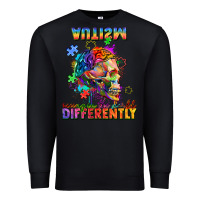 Black Autism seeing in the world differently Premium Sweatshirt - FaDigitalArtStudio