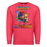 Cardinal Autism seeing in the world differently Premium Sweatshirt - FaDigitalArtStudio