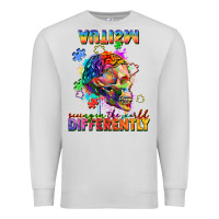 Dove Grey Autism seeing in the world differently Premium Sweatshirt - FaDigitalArtStudio