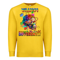 Lemon Autism seeing in the world differently Premium Sweatshirt - FaDigitalArtStudio