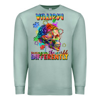Seafoam Autism seeing in the world differently Premium Sweatshirt - FaDigitalArtStudio