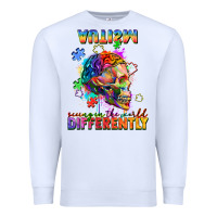 White Autism seeing in the world differently Premium Sweatshirt - FaDigitalArtStudio