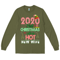 Army Green 2020 First Christmas With My Hot New Wife Long Sleeve Tee - Bettercallsaul