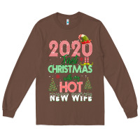 Chestnut 2020 First Christmas With My Hot New Wife Long Sleeve Tee - Bettercallsaul