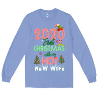 Colony Blue 2020 First Christmas With My Hot New Wife Long Sleeve Tee - Bettercallsaul