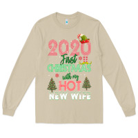 Mushroom 2020 First Christmas With My Hot New Wife Long Sleeve Tee - Bettercallsaul