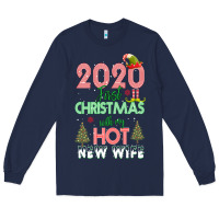 2020 First Christmas With My Hot New Wife Long Sleeve Tee | Teevron