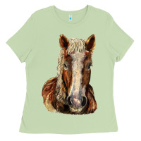 Matcha Belgian Horse Ladies Tee - LillyAllenDesigns