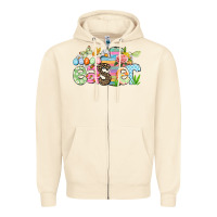 Sandshell Happy Easter Easter Day Zipper Hoodie - CowGirlArtShop