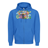 True Royal Happy Easter Easter Day Zipper Hoodie - CowGirlArtShop
