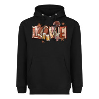 Black football love Heavyweight Hoodie - FaDigitalArtStudio