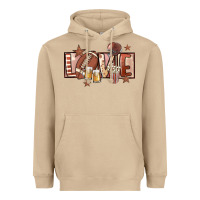 Mushroom football love Heavyweight Hoodie - FaDigitalArtStudio
