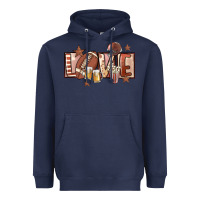 Navy football love Heavyweight Hoodie - FaDigitalArtStudio