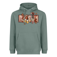 Sage football love Heavyweight Hoodie - FaDigitalArtStudio