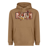 Toasted Coconut football love Heavyweight Hoodie - FaDigitalArtStudio