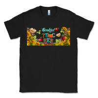 Black thankful teacher fall libbey glass Classic Tee - BundleAndBundleShop