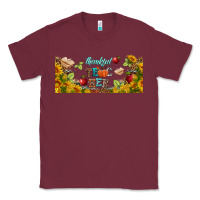 Burgundy thankful teacher fall libbey glass Classic Tee - BundleAndBundleShop