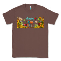 Chestnut thankful teacher fall libbey glass Classic Tee - BundleAndBundleShop