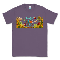 Lavender thankful teacher fall libbey glass Classic Tee - BundleAndBundleShop