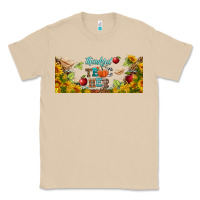 Mushroom thankful teacher fall libbey glass Classic Tee - BundleAndBundleShop