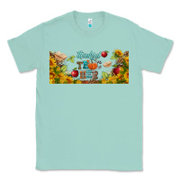 Seafoam thankful teacher fall libbey glass Classic Tee - BundleAndBundleShop
