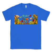 True Royal thankful teacher fall libbey glass Classic Tee - BundleAndBundleShop