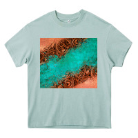 Arona leather turquoise glitter tumbler Heavy Core Tee - Jasminsmagicworld