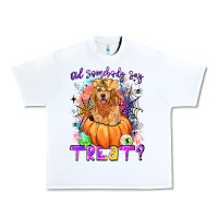 White did somebody say treat Urban Heavy Tee - LillyAllenDesigns
