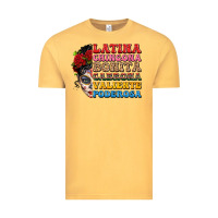 Vintage Mustard mexican sugar skull latina chingona bonita Vintage Tee - LillyAllenDesigns