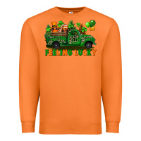 Carrot feeling lucky with gnomes on truck Premium Sweatshirt - FaDigitalArtStudio