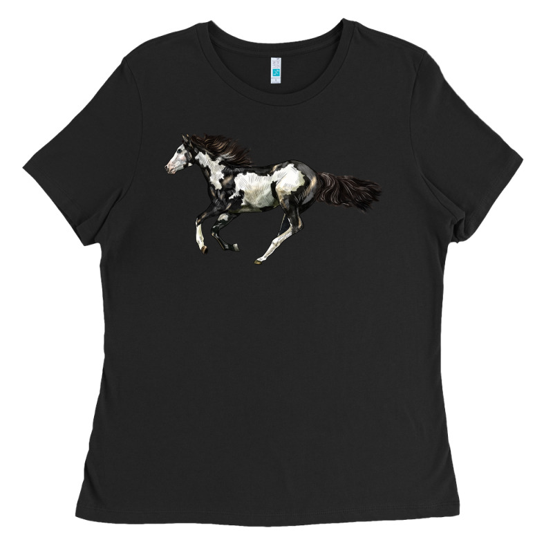 American Paint Horse Ladies Tee by LillyAllenDesigns | Teevron