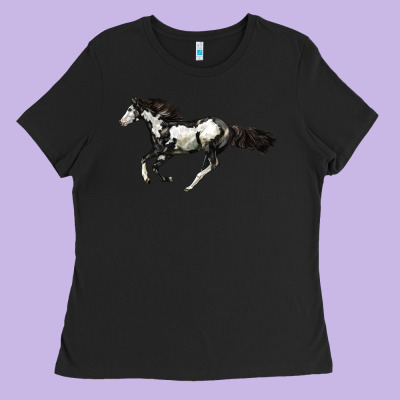 American Paint Horse Ladies Tee Designed By Lillyallendesigns