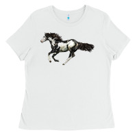 White American Paint Horse Ladies Tee - LillyAllenDesigns