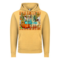 Vintage Mustard welcome fall tumbler Vintage Hoodie - BundleAndBundleShop